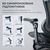Крісло офісне з підставкою для ніг Sihoo DORO C300 Pro Mesh with footrest Black, зображення 13