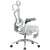 Крісло офісне з підставкою для ніг Sihoo DORO C300 Pro Mesh with footrest White, зображення 5