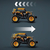 Конструктор LEGO® Technic Monster Jam™ DIGatron™ з інерційним двигуном (42199), зображення 9
