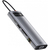 USB-хаб Baseus Metal Gleam Series 9-in-1 Multifunctional Type-C HUB Docking Station Space Gray (Type-C to HDMI*1+USB3.0*3+PD*1+RJ45*1+SD/TF*1+VGA*1) (CAHUB-CU0G), изображение 3