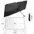 Сонцезахисний зонт для автомобіля SunShield 110*125*65, зображення 5