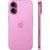 Apple iPhone 16 128GB Pink, Пам'ять: 128 Гб, Колір: Рожевий, Оригінальна назва кольору: Pink, Об'єм оперативної пам'яті: 8 Гб, Батарея, мAч: 3561, зображення 4