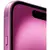 Apple iPhone 16 128GB Pink, Пам'ять: 128 Гб, Колір: Рожевий, Оригінальна назва кольору: Pink, Об'єм оперативної пам'яті: 8 Гб, Батарея, мAч: 3561, зображення 6