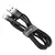 Кабель Baseus Cafule Lightning 1.5A (2m) gray/black (CALKLF-CG1), изображение 3