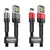 Кабель Baseus Cafule Lightning Special Edition 2.4A (1m) (Gray) CALKLF-GG1