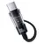 Кабель Baseus Gem Fast-Charging Data Cable Type-C to Type-C 100W 1m (чорний), зображення 4