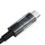Кабель Baseus Gem Fast-Charging Data Cable Type-C to Type-C 100W 1m (чорний), зображення 6