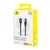 Кабель Baseus Gem Fast-Charging Data Cable Type-C to Type-C 100W 1m (чорний), зображення 2