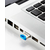 Флеш USB Apacer AH111 64GB USB 2.0 Blue (AP64GAH111U-1), зображення 4