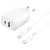 Мережевий зарядний пристрій Proove Silicone Power 2 30W (Type-C + USB) + Cable Type-C до Type-C (1m) white (WCSP23011002), зображення 13