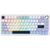 Клавіатура механічна бездротова Ajazz AK820 MAX PLUS Daydream Switch RGB Wireless/BT/USB White