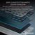 Бездротова механічна клавіатура GamePro Asgard Valhalla (MK160W Pro) 75% QLAB orange switches, изображение 12