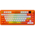 Бездротова механічна клавіатура Ajazz AK820 MAX Avocado Switch Orange-White Theme-RGB--With Screen, изображение 2