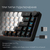 Бездротова механічна клавіатура GamePro Asgard Valhalla (MK210B Pro) 65% QLAB orange switches, изображение 5