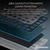 Бездротова механічна клавіатура GamePro Asgard Valhalla (MK160B Pro) 75% QLAB orange switches, изображение 12