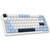 Клавіатура механічна бездротова Ajazz AK820 MAX PLUS Daydream Switch RGB Wireless/BT/USB White, зображення 2