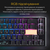 Механічна клавіатура Ducky One 3 SF Cherry MX Red RGB Black UA, зображення 4