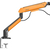 Настільне кріплення для монітора Anda Seat Stealth PRO II 17’’-42’’ Orange, зображення 6