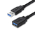 Кабель Colorway подовжувач USB 3.0 AM/AF 1.8 м чорний (CW-CBUF075-BK), зображення 3