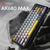 Дротова магнітна клавіатура Ajazz AK680 MAX Magnetic switches Black Gray Yellow (AK680-M-BGY-AW), изображение 3