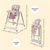 Стільчик-шезлонг для годування 2в1 Kidilo Baby Chair Z901 pink (11-3), зображення 7