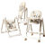 Стільчик-шезлонг для годування 2в1 Kidilo Baby Chair Z901 beige (11-3)