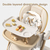 Стільчик-шезлонг для годування 2в1 Kidilo Baby Chair Z901 beige (11-3), изображение 13