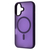 Чохол WAVE Matte Insane Case with Magnetic Ring iPhone 16 Deep purple