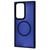 Чохол WAVE Matte Insane Case with Magnetic Ring Samsung Galaxy S22 Ultra Midnight blue