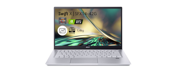 Заміна шлейфа матриці ( Acer Swift X 14 SFX14-42 )