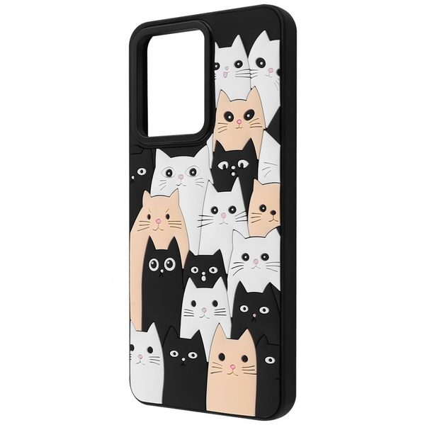 Чохол WAVE Doodle Case Xiaomi Redmi Note 12 4G Cats