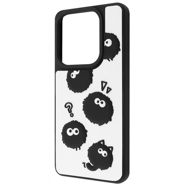 Чохол WAVE Doodle Case Xiaomi Redmi Note 14 5G/Poco M7 Pro Black fluffy