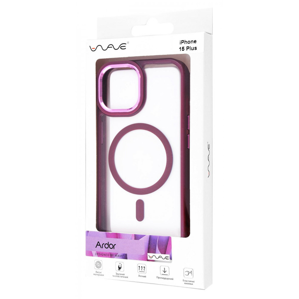 Чохол WAVE Ardor Case with Magnetic Ring iPhone 15 Plus Green, зображення 2
