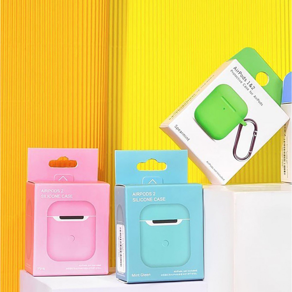 Чохол Silicone Case New for AirPods 1/2 Lavender gray, изображение 5