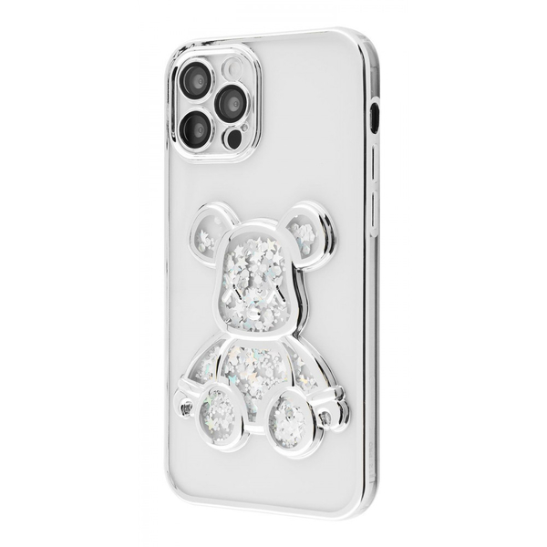 Чохол Shining Bear Case iPhone 12 Pro Max Silver