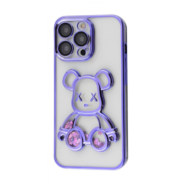 Чохол Shining Bear Case iPhone 14 Pro Max Purple