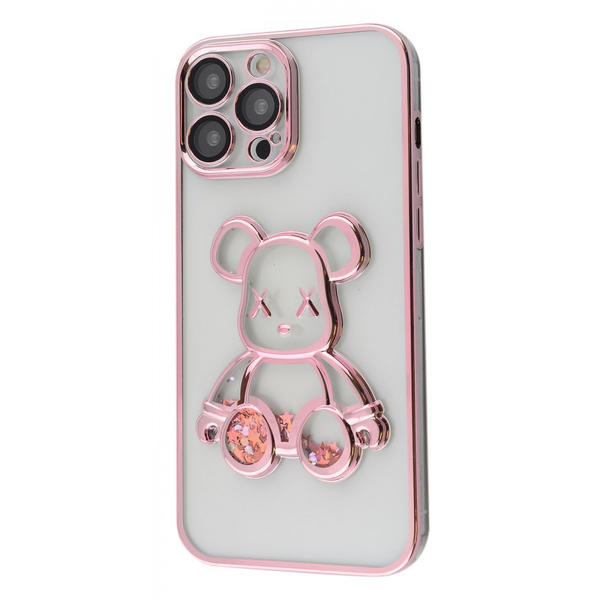Чохол Shining Bear Case iPhone 14 Pro Max Rose gold