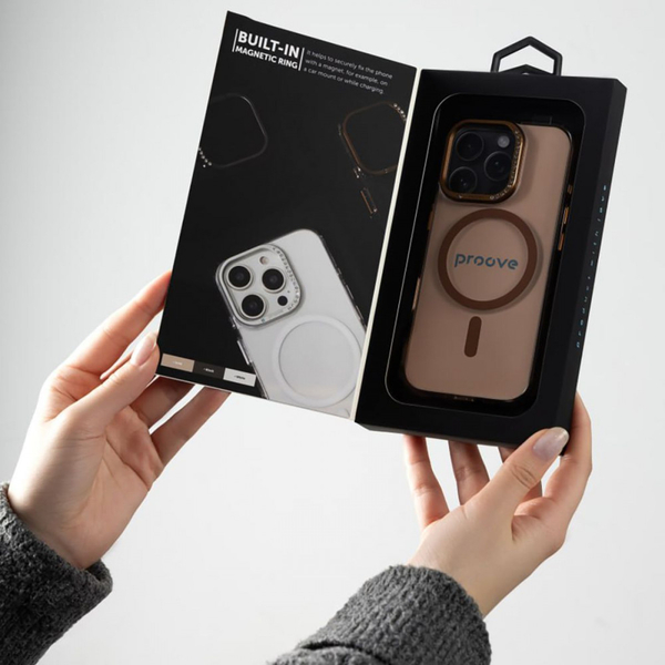 Чохол Proove VS1 Case with Magnetic Ring iPhone 17 Air Gold, изображение 5