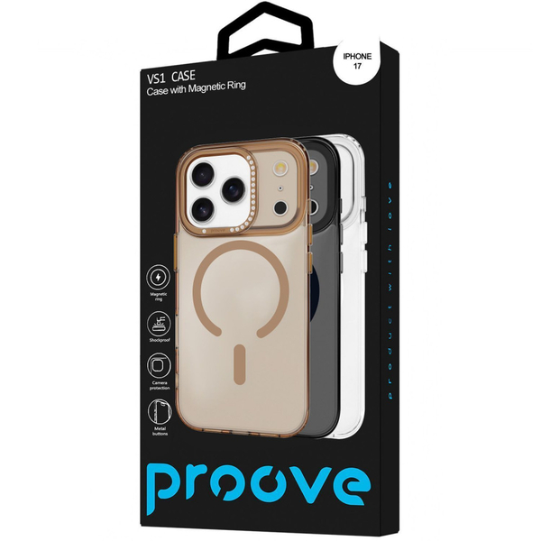 Чохол Proove VS1 Case with Magnetic Ring iPhone 17 Black, изображение 2