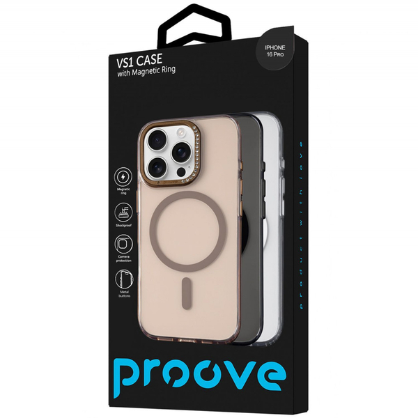 Чохол Proove VS1 Case with Magnetic Ring iPhone 16 Pro Black, изображение 2