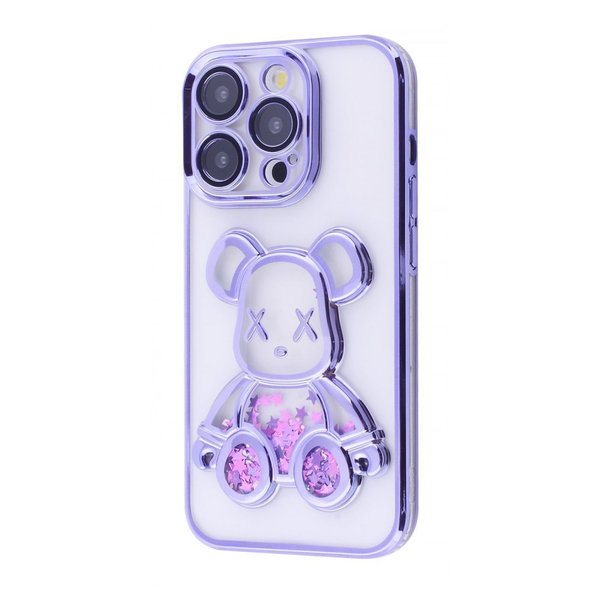 Чохол Shining Bear Case iPhone 15 Pro Dark purple