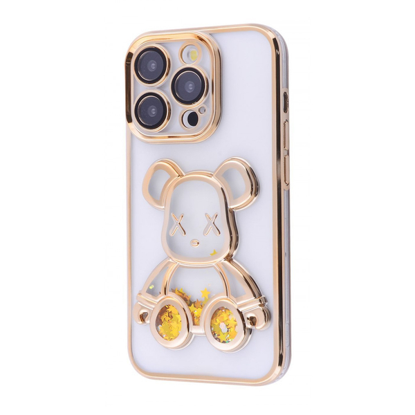 Чохол Shining Bear Case iPhone 15 Pro Gold