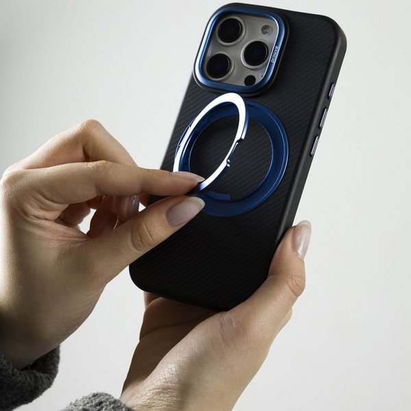 Чохол Proove Reinforce Case with Magnetic Ring iPhone 15 Pro Max Blue, изображение 6