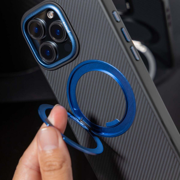 Чохол Proove Reinforce Case with Magnetic Ring iPhone 15 Blue, изображение 11