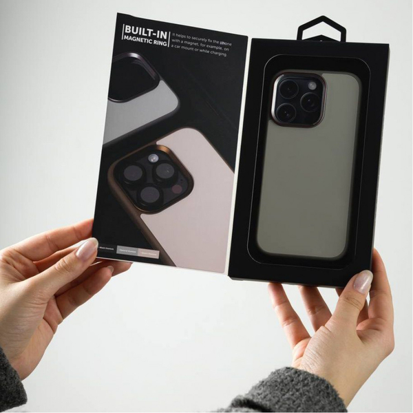Чохол Proove Sapphire Case with Magnetic Ring iPhone 16 Pro Black titanium, зображення 5