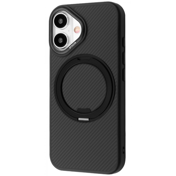Чохол Proove Reinforce Case with Magnetic Ring iPhone 16 Black