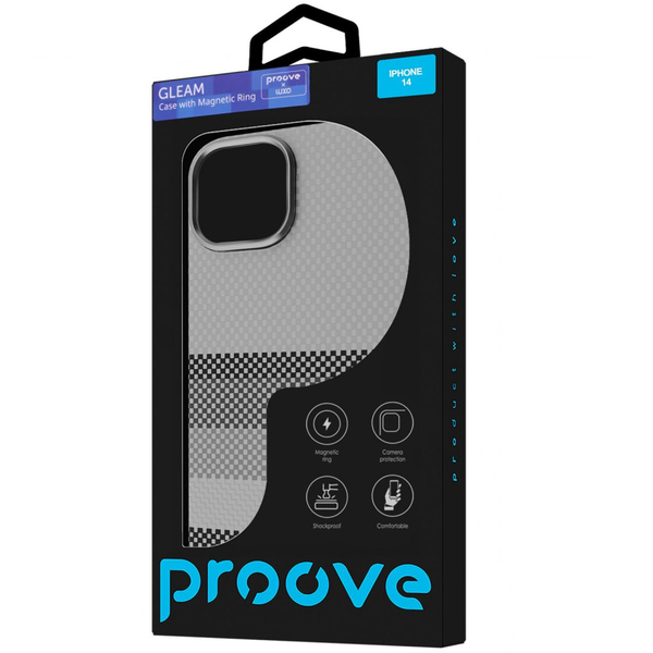 Чохол Proove Gleam Case with Magnetic Ring iPhone 14 Gold peak, изображение 2