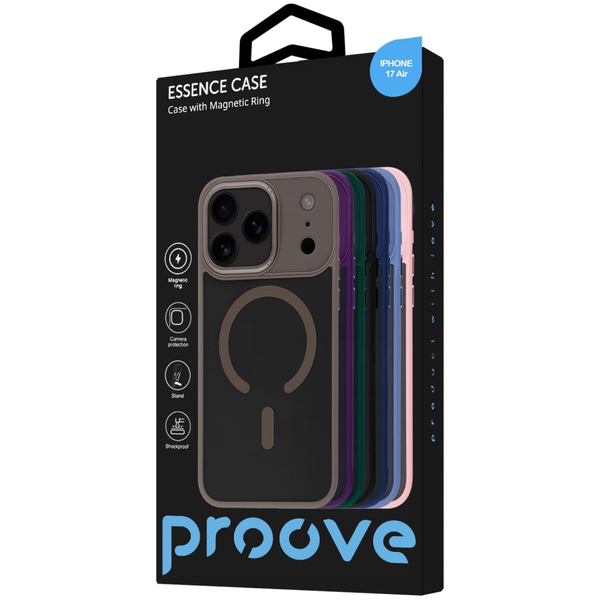 Чохол Proove Essence Case with Magnetic Ring iPhone 17 Air Pink sand, зображення 2