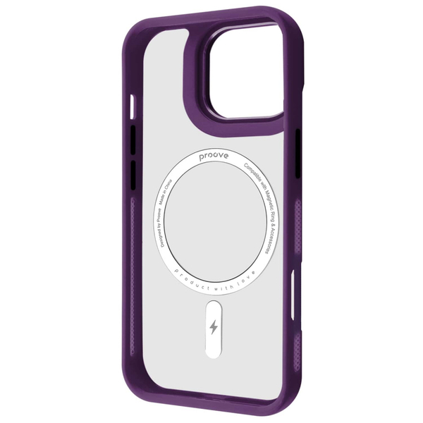 Чохол Proove Clear Essence Case with Magnetic Ring iPhone 16 Pro Max Midnight blue, изображение 3