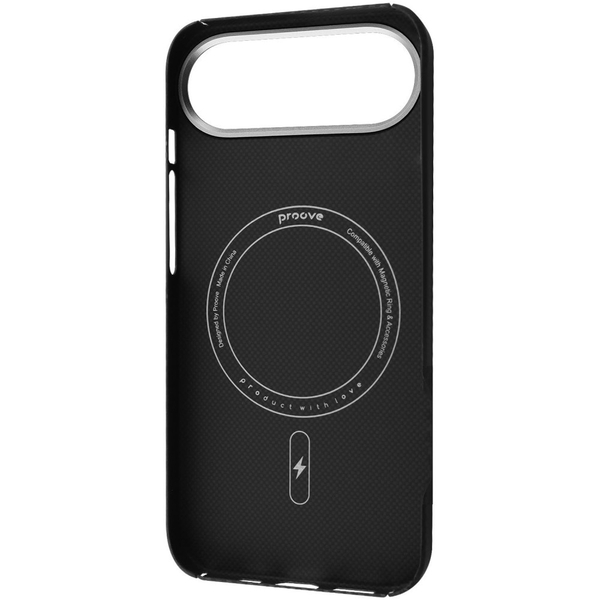 Чохол Proove Carbon Slim with Magnetic Ring iPhone 17 Air Black, зображення 2